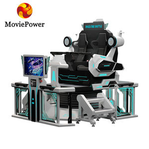 屋内遊具 9D 360°VR回転 2人乗りUFOローラーコースター フライング9D VRシネマシミュレーター - Product Image 1