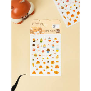 Venta caliente 2-Pack Postre Nail Stickers por Chubby Friends Artful Design - Product Image 1