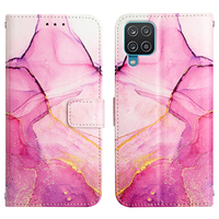 Sarung untuk Samsung A12/M12, Sarung Dompet Kulit PU untuk Samsung Galaxy A12