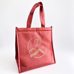 Sac isotherme de qualité supérieure, classique, avec logo personnalisé, imperméable, fermeture éclair, isolation en film d'aluminium non tissé pour aliments - Product Image 2