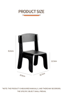 Chaise d'apprentissage moderne empilable en bois massif pour enfants, tabouret portable en bois pour la maternelle, chaise de maternelle