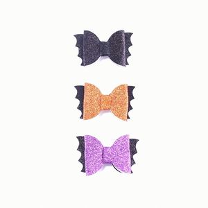 Pasador de pelo con purpurina brillante para niña, pinzas para el pelo con lazo colorido, accesorios de decoración para el cabello - Product Image 6