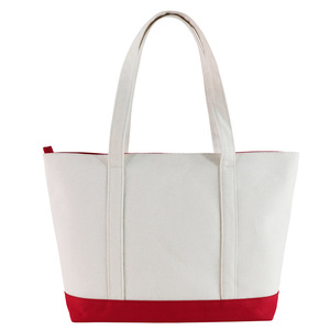Best Seller <b>Large</b> Capacity <b>Shoulder</b> <b>Bag</b> Long Handle Multiple Pockets Canvas Tote <b>Bag</b> With Embroidery/Printed Logo - Product Image 4