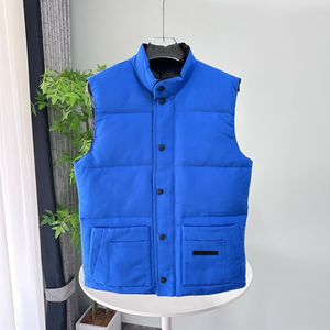 Gilet d'hiver pour homme à col montant, en duvet d'oie, style décontracté, sans manches, populaire au <span class=keywords><strong>Canada</strong></span> et aux États-Unis - Product Image 3