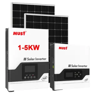 Inversor de onda sinusoidal pura fuera de la red, inversor solar monofásico de 5kw, v18