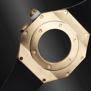 Boîtier de montre en alliage de titane dernier cri, accepte le logo, 49 mm, or avec diamants, boîtier de montre incrusté de moissanite pour <span class=keywords><strong>iWatch</strong></span> - Product Image 4