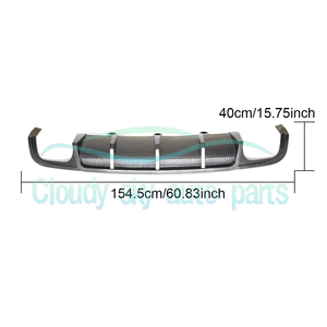 Diffuseur de pare-chocs arrière en fibre de carbone YT S6 pour S6 <span class=keywords><strong>A6</strong></span> C7 <span class=keywords><strong>S</strong></span>-<span class=keywords><strong>Line</strong></span> 5 portes <span class=keywords><strong>Avant</strong></span> 2016 <span class=keywords><strong>2018</strong></span> - Product Image 3