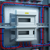 Boîte de distribution Saipwell IP65 étanche NEMA4 en plastique PC MCB/MCCB 60A 230V Modèle GDB-18 Équipement électrique industriel