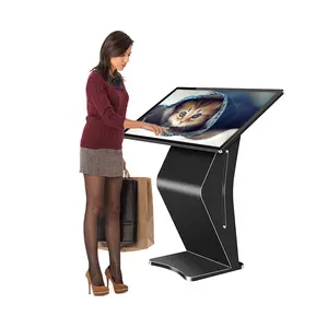 65 Zoll Günstige interaktive kapazitive/Infrarot-Touchscreen All-in-One-PC Smart Multi Touch Kiosk Boden stehend K/Z Column Panel