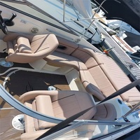 2004 Rinker 232 Plate-forme de bain Cockpit Pad Bateau EVA Mousse Faux Teck Deck Tapis de sol