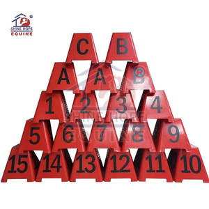 Accessori per Salto Ostacoli Equestri Lettere e Numeri Rossi per Salto Ostacoli Marcatori per Salto Equestre - Product Image 2