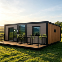 Kits de Casas Contenedor Prefabricadas Expandibles Personalizadas OEM, Estructura de Acero Modular, Resistentes al Fuego y al Agua, para Uso en Proyectos Residenciales y Campamentos