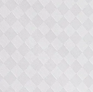 Cheap White Pure Cotton Dobby Jacquard 1x1 Check Bedding Fabric