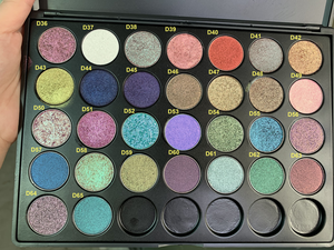 Tùy chỉnh của riêng bạn mắt độc đáo Palette khoáng không thấm nước bóng mắt bột Palette ánh sáng lung linh Duo Chrome màu chuyển <span class=keywords><strong>Eyeshadow</strong></span> - Product Image 2