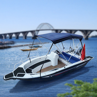 Petit bateau rapide Jon 420, bateau de pêche, bateau de pêche de 4,2 m, bateau en alliage d'aluminium pas cher, yacht à vendre