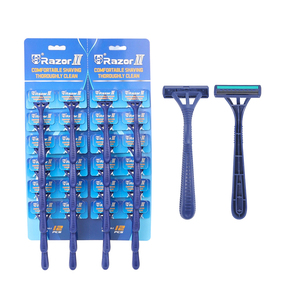 <span class=keywords><strong>Rasoir</strong></span> facial de sécurité professionnel de petite taille, <span class=keywords><strong>rasoir</strong></span> manuel à double lame jetable en plastique pour hommes - Product Image 1