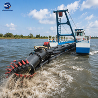 Kapal Keruk Hisap (Cutter Suction Dredger) Dijual di Kazakhstan dan Uzbekistan, Kapal Keruk Bertenaga Diesel untuk Pembersihan Waduk dan Saluran