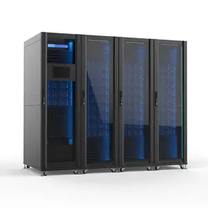 Ningbo Lepin Factory Sell Network Cabinet Smart Data Center 42u 19inch Black Server Rack Proforated Door Cabinet Price List