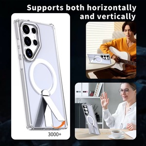 Étui de protection antichute magnétique mat de luxe avec support dissimulé pour S26Ultra S25 S24 S25edge, coque de téléphone portable antichoc - Product Image 4