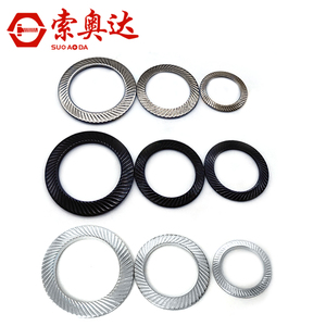 Double Sided Tooth <b>Lock</b> <b>Washer</b> Ring Stainless Steel Manganese DIN9250 Anti Loosening - Product Image 5