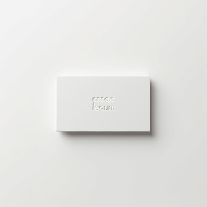 Carte avec logo en relief - Product Image 1