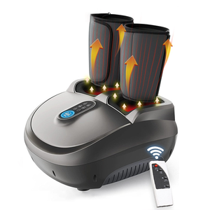 Masajeador de Pies y Pantorrillas 2 en 1 Inteligente 8D con Control Remoto, Máquina de Shiatsu con Calor, 5 Modos, Vibración con Bolsas de Aire, Amasamiento Profundo - Product Image 1