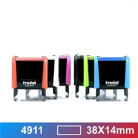 Tampons encreurs automatiques Trodat 4911 de qualité supérieure pour bureau, 38*14mm, tampons dateurs à base d'eau