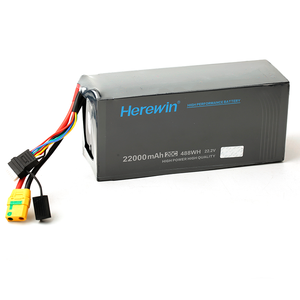 Batería de Litio Herewin de 16000mAh 22000mAh 6S 22.2V para Drones y Máquinas Agrícolas Hecha de Plástico y Metal - Product Image 5