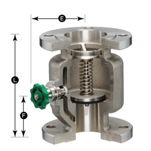 Válvula Ishizaki Chuck SM-115-400 de Doble Acción Tipo Clip para Ácidos y Álcalis, Uso en Baja Temperatura - Product Image 5