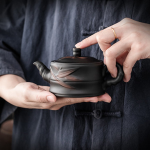 Zitao Teapot Purple Clay Handcrafted Xishi Shape With Lid Kung Fu <b>Tea</b> <b>Set</b> - Product Image 1