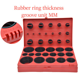 Nitrile Rubber O-Ring Set 419 Pcs Pipeline Seals Repair Kit for Pump and Pipe Systems - Product Image 5