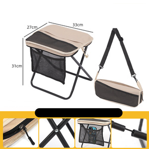 Sac de chaise pliante en nylon léger pour les filles d'école, sac de chaise pliante portable pour la randonnée, le camping, accessoires de plein air, sacs de plein air - Product Image 2