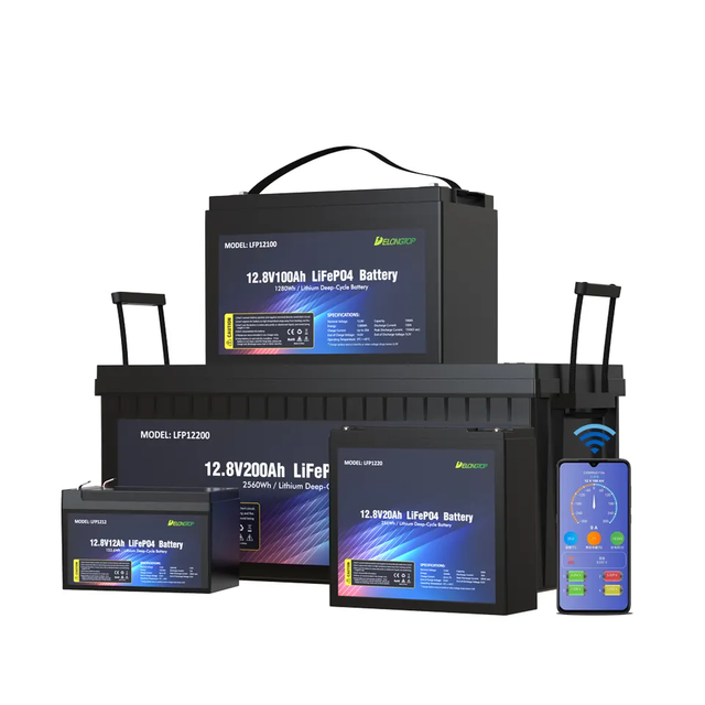 OEM ODM 12V Replace Lead Acid Lithium Battery Pack 6500 Cycle 12Ah 20Ah 100Ah 200Ah Rechargeable 12v Lifepo4 Lithium Ion