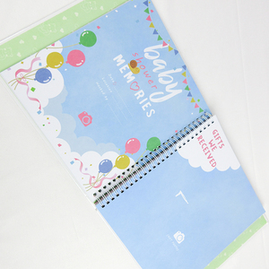 Caja de recuerdo personalizada, álbum de fotos de regalo, libro de recuerdos para bebés, primeros 5 años, hito de crecimiento español, libros de diario - Product Image 5