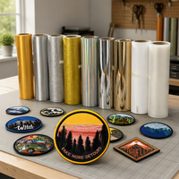 QY QY-3D Film Transfer Panas TPU Elastisitas Tinggi 3D Cetak UV Gulungan 0.3/0.5mm untuk Pakaian Kaos Patch