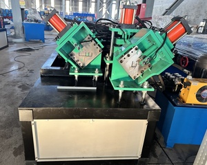 스틸 프로파일 건식 벽체 트랙 및 스터드 더블 라인 C U 라이트 스틸 프레이밍 롤 성형 기계 멀티 프로파일 롤포머 - Product Image 6