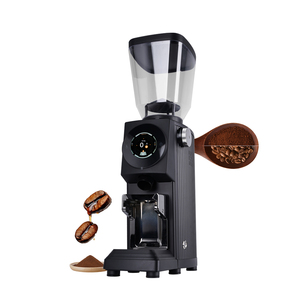 Machine à moudre le café électrique 110v220v 1450 tr/min, moulin à café commercial à meules plates en acier inoxydable de 83 mm, 600 W, moulin à café automatique - Product Image 1