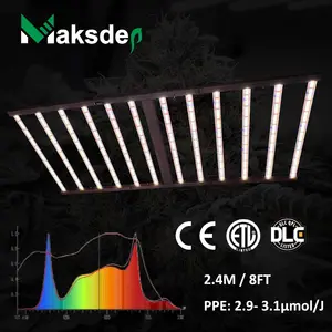Maksdep Barre lumineuse de croissance LED personnalisée UV IR OEM ODM 600W 720W 800W 1000W 1200W 1500W LED à spectre complet pour les plantes d'intérieur
