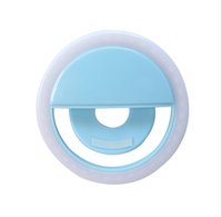 RK-12 A MENÉ LA Lumière D'anneau De Selfie USB Rechargeable Anneau Lumière de Remplissage Pour Les Accessoires De Téléphonie Mobile.