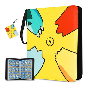 Trading Card Binder Pokemoon/MTG 9 Pocket Card Holder Trading Card Album Binder with 50 Sleeve Portable Collector
