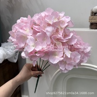 Buket Bunga Hydrangea Buatan Irand Model 01 5 Tangkai 27 Tangkai, Dekorasi Pernikahan Musim Panas Tanpa Akhir