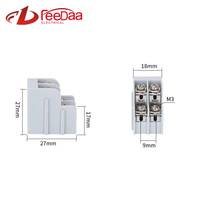 Vente en gros usine – Bloc de bornes de barrière GD-2 600V 25A 2 positions, connecteur de câblage fixe à vis pour connexions électriques