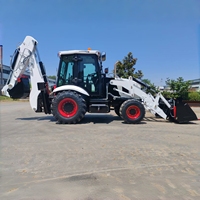 WZ30-25 Backhoe Loader Wheel Loader Kedalaman Penggalian 4.4m Bucket 1m 4WD Mesin Yuchai Pompa Changjiang Gear Garansi 1 Tahun Tinggi