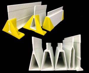 Pultruded FRP Triangle Shape Gà Nuôi Vật Liệu, Slat Tầng Hỗ Trợ Beam - Product Image 6