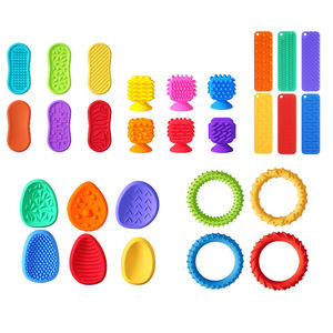 Jouet à presser en silicone arc-en-ciel 3D - Jouet anti-stress pour enfants et adolescents, design accrocheur, jouets cadeaux - Product Image 1