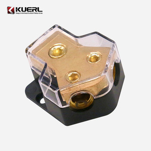 KUERL ตัวแยกสัญญาณเสียงรถยนต์ 4 ซม. ทองแดงบริสุทธิ์ ตัวเชื่อมต่อหนึ่งต่อสอง สำหรับการอัพเกรดแบบติดตั้งเพิ่มเติม - Product Image 2