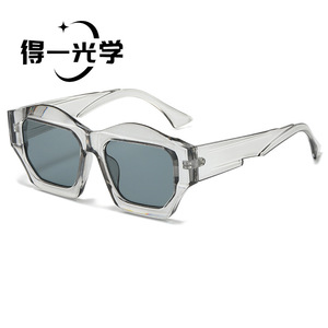 Polygonal Irregular Frame <b>Sunglasses</b> UV400 PC Unisex Outdoors - Product Image 4