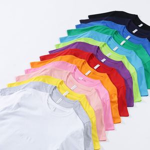Camisetas Unisex de Corte Regular, 100% Algodón, Tejido Sólido, Personalizables con Logotipo, Venta al Por Mayor, Alta Calidad - Product Image 1