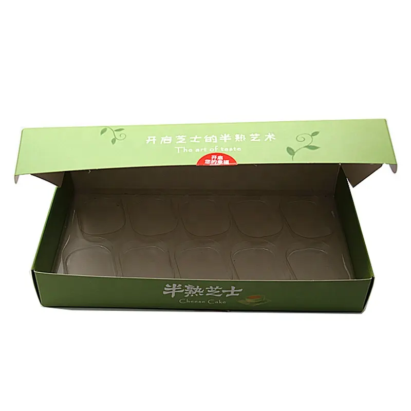 Embalagem de papel macio por atacado barato Caixa de lanches de queijo Biscoitos Embalagem de Caixa de Alimentos Congelados