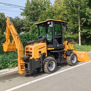 Retroexcavadora compacta 4x4 con cubo excavador desmontable Envío gratis - Product Image 5